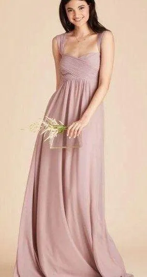 Birdy Grey Mauve Bridesmaid Maxi Dress - Image 3