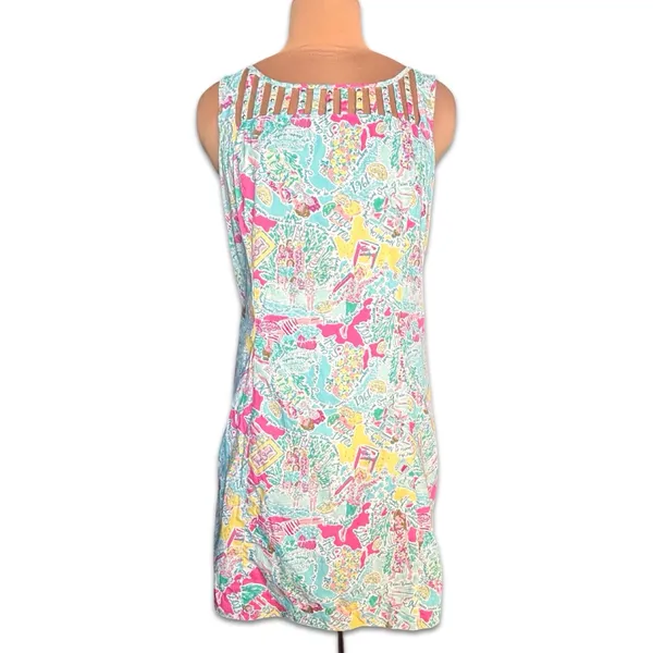 Lilly Pulitzer Camden Dress In The‎ Beginning Pastel Pink Blue Sleeveless Resort - Image 2