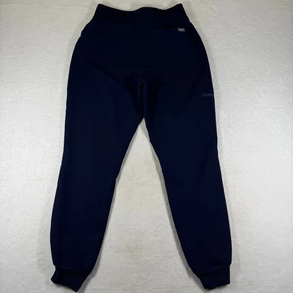 FIGS HW Zamora High Rise Jogger Scrub Pants Navy Blue Small W22SW2012 Technical - Image 9