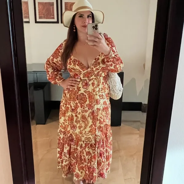 Fun & Flirt Multicolor Floral Smocked Maxi Dress - Image 3