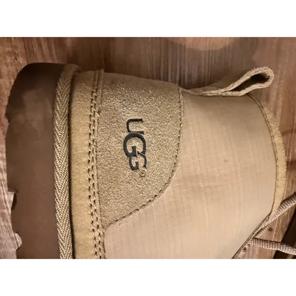 UGG Neumel‎ Ripstop Suede Tan Chukka Boots Womens Lace Up Desert Boots Sz 9 - Image 7