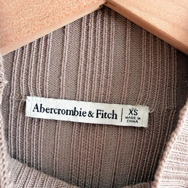 Abercrombie and Fitch Rib High Neck Bodysuit Size XS - Image 8