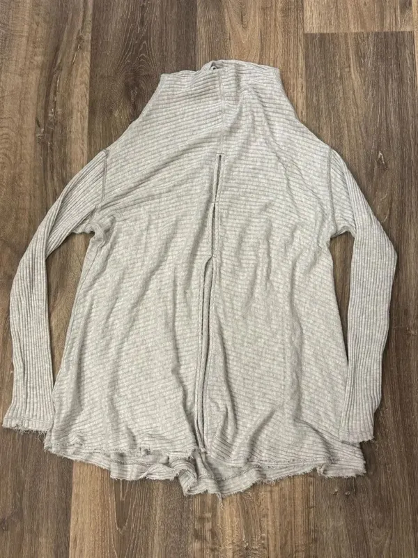 Free People We The Free Lover Rib Thermal Sweater w Split Back Women’s Medium - Image 4