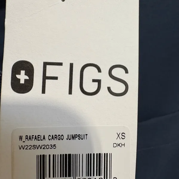 NEW Figs Rafaela Cargo Scrub Jumpsuit Size XS - Image 8