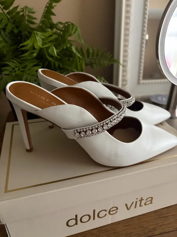 Kurt Geiger White Heels - Image 2