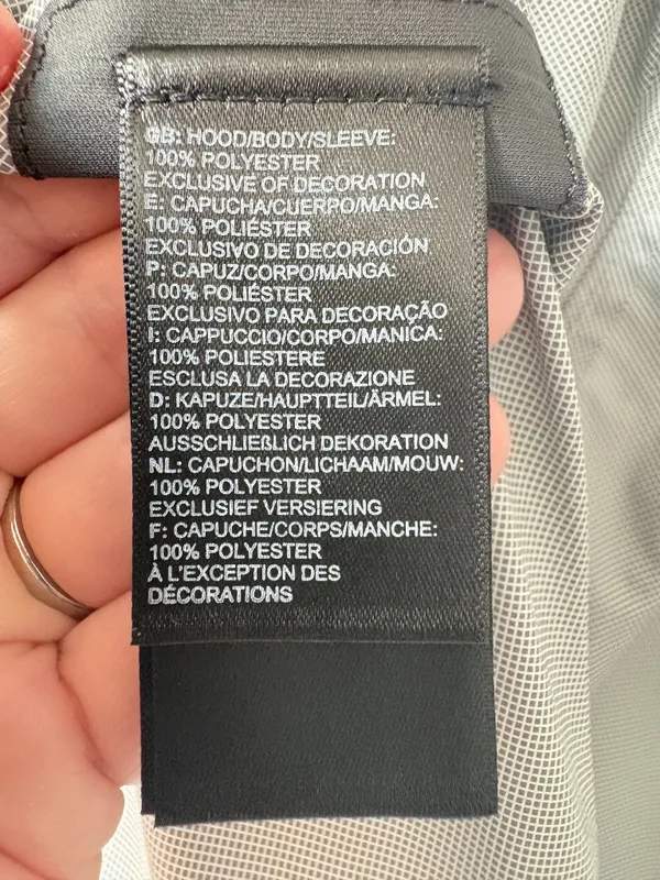 The North Face All-Weather DryVent stretch asphalt gray women's rain jacket MED - Image 4
