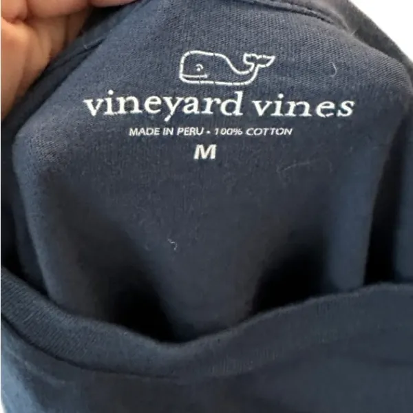 Vineyard Vines Navy Oklahoma Shirt - Image 5