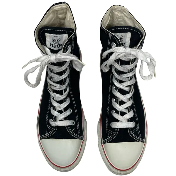 Vintage Y2K Nana Black Platform Sneakers Women’s Size 9 Goth Grunge - Image 3