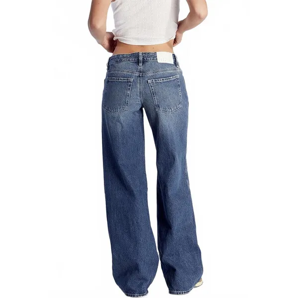 Pacsun Casey Low Rise Baggy Jeans Medium Indigo NWT Flossie Size 34 - Image 2