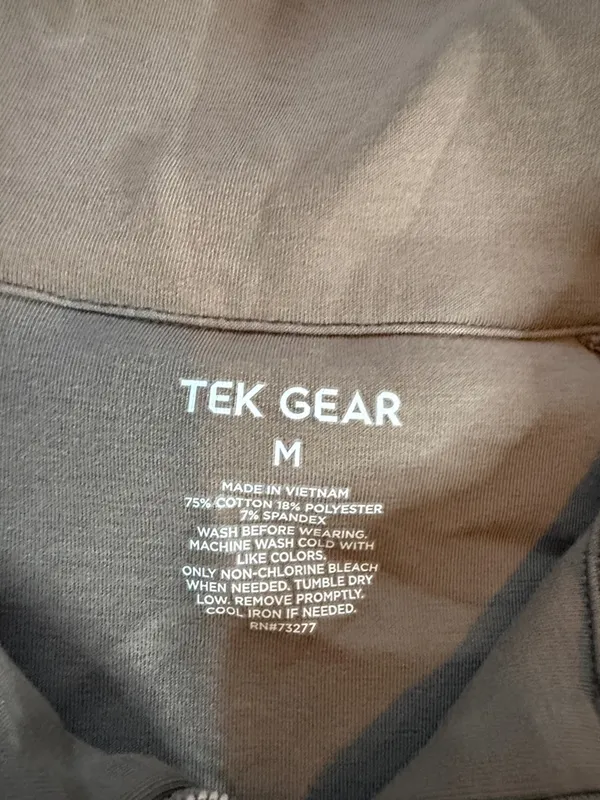tek gear Brown Quarter-Zip Cropped Pullover Hoodie - Image 4