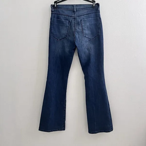 Anthropologie Flare Jeans Size 27 Denim high rise Blue - Image 4