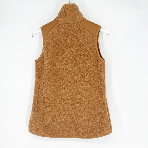 Indyeva Cordero Full Zip Sherpa‎ Vest Women's Size M Tan Gorpcore - Image 3