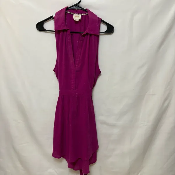 Anthropologie‎ Maeve Batavia Fuchsia Pink Sleeveless Blouse Size Small - Image 2