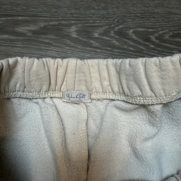Brandy Melville Cream Rosa Sweatpants Joggers - Image 3