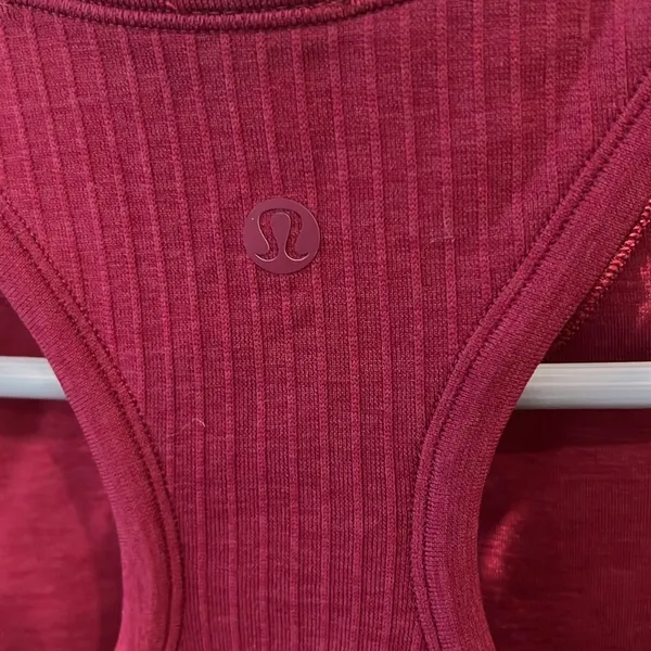 Lululemon Athletica Ebb To Street Cropped Racerback Tank Size 4 - Image 4