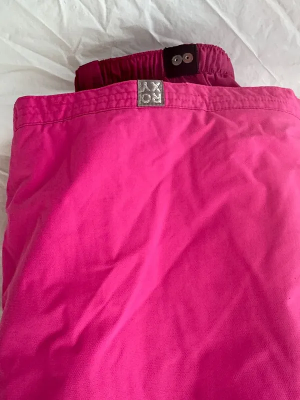 Roxy Hot Pink Women's 5k Silver Snow Pants - Image 4