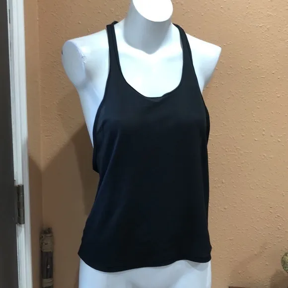 Victoria’s Secret black razor back tank top - Image 2