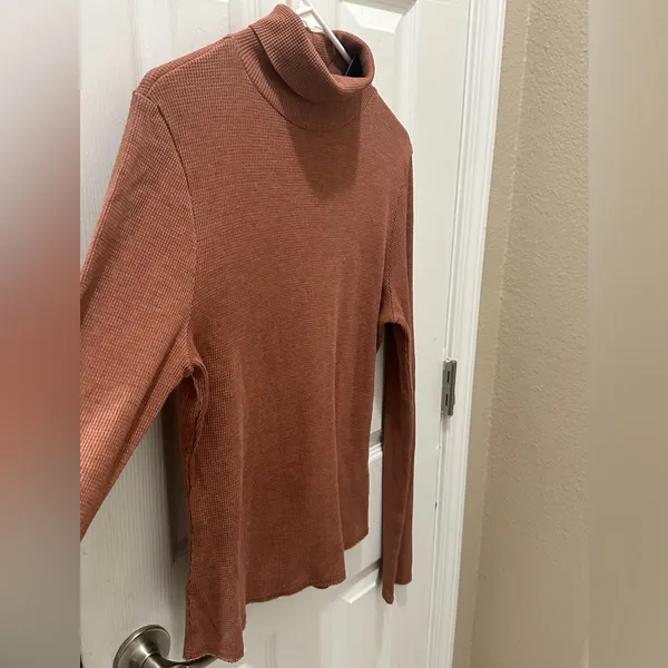 LULUS Brown Ribbed Turtleneck Top size XL NEW - Image 11