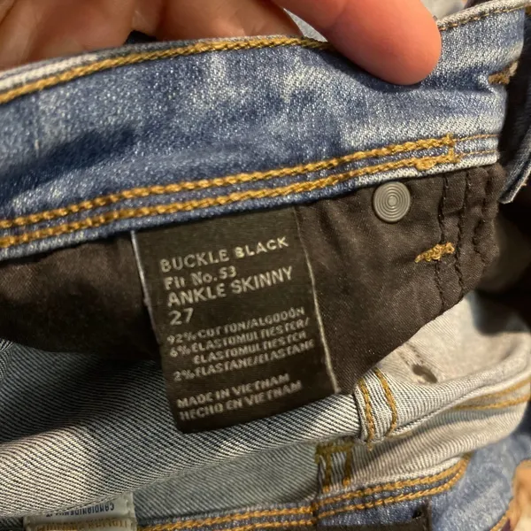 Buckle Black jeans #53 Ankle skinny - Image 6