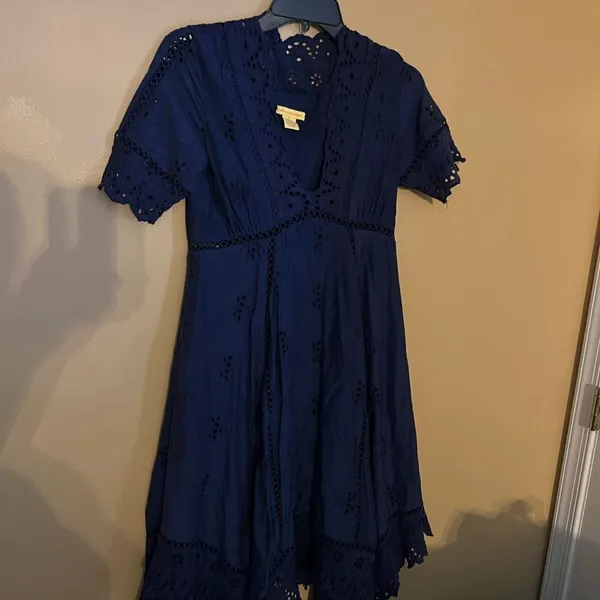Catherine malandrino‎ blue dress 6 - Image 4