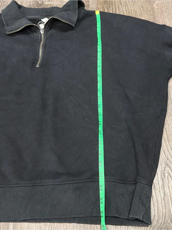 Athleta Black Cozy Karam 1/4 Zip Pullover - Image 12
