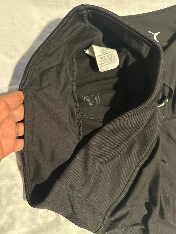 Puma women Black Jogger Sweatpants with White Logo - Image 6