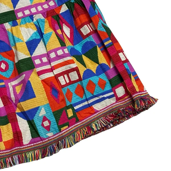 Antonio Melani Bold Multicolor Tiered Maxi Skirt‎ Size 4 Dopamine Resort Cruise - Image 3