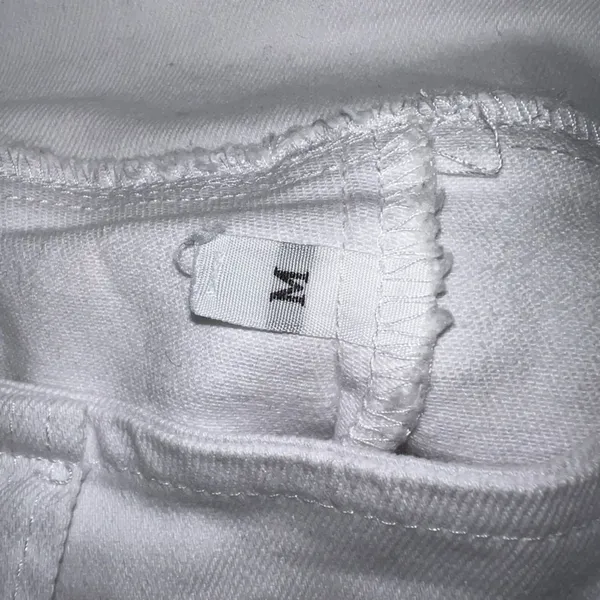 White Super Mini Skirt - Image 3
