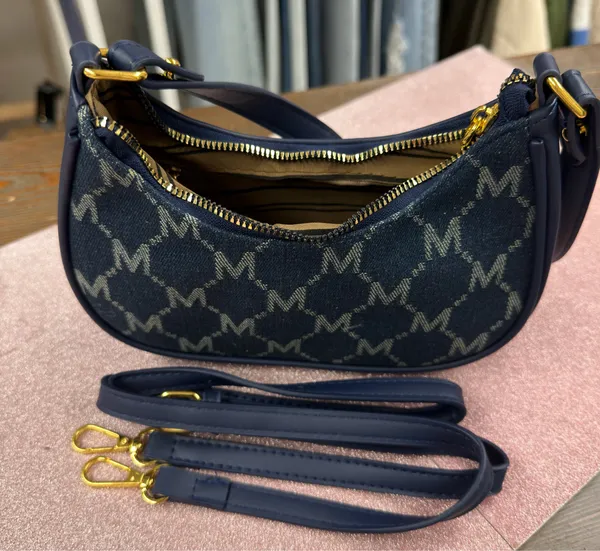 Blue Monogram Boutique Hand/Crossbody Bag - Image 3