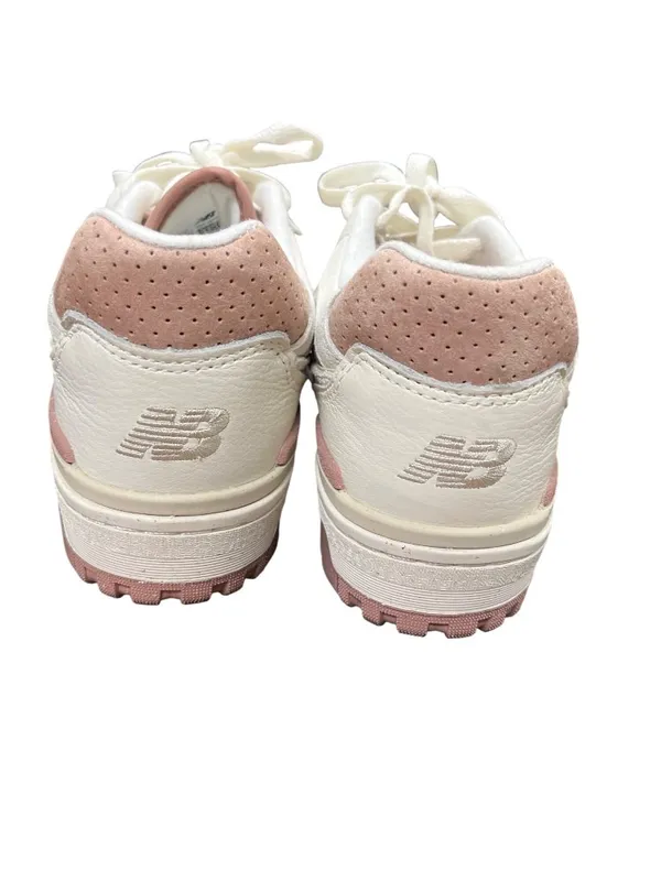 New Balance 550 wms white pink leather suede retro low sneakers sz 8B SKU 10-449 - Image 12