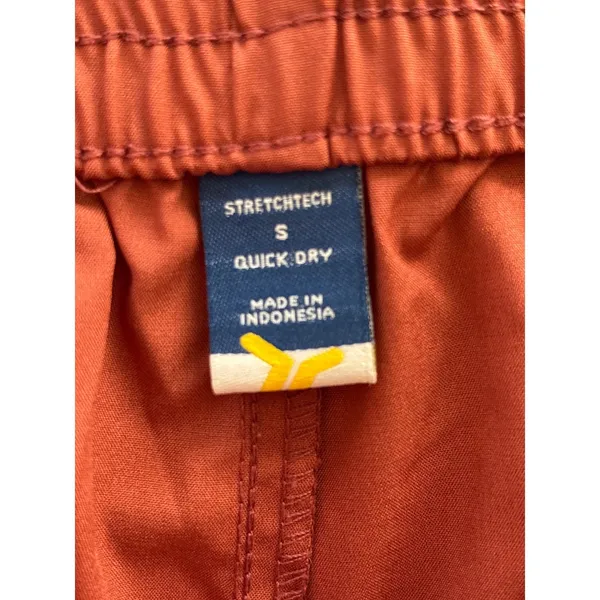 Old Navy Rust Orange StretchTech Quick Dry Wide Leg Cargo Pants Small - Image 5