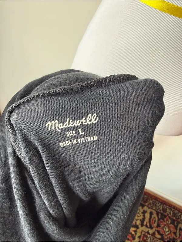 Madewell Black Whisper Cotton Turtleneck - Image 4