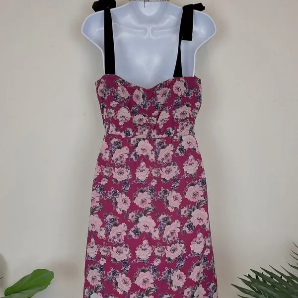Bellevue Ruched Quinn Sleeveless Maxi Dress with Velvet Tie Tiered Hem Vacation - Image 6