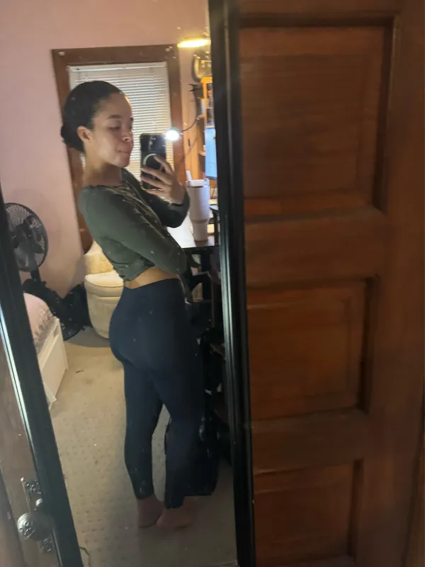 PacSun PAC 1980 Whisper Active Side Slit Crossover leggings navy blue - Image 3