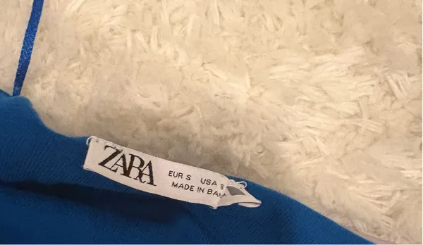 Blue ZARA Maxi Dress - Image 3