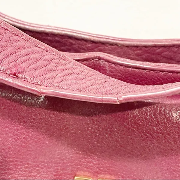 Tory Burch‎ Burgundy Mercer Slouchy Leather Hobo Bag - Image 3