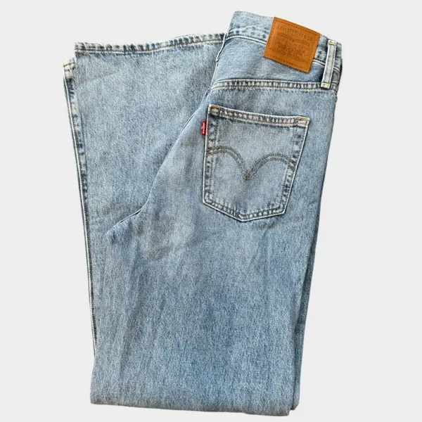 Levi's Ribcage High Waist Wide Leg Jeans Size 28 - Image 7