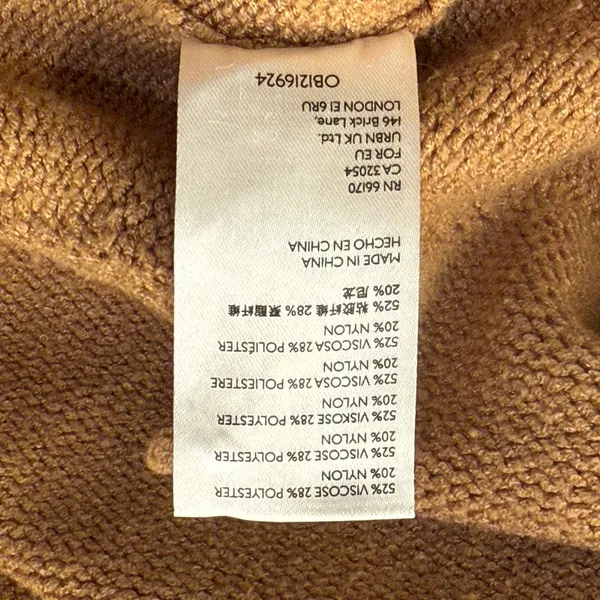 Size Small Anthropologie Maeve Camel Brown Mockneck Sweater - Image 9