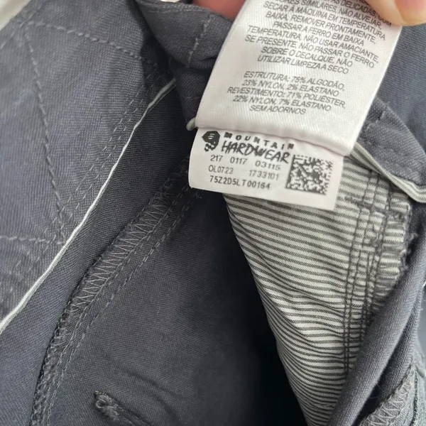 Mountain HardWear Ankle Outdoor Hiking Pants Women’s Size 6 in Charcoal Gray - Image 7