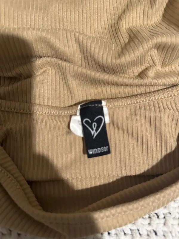 Windsor Tan Dress Bodycon Mini - Image 2