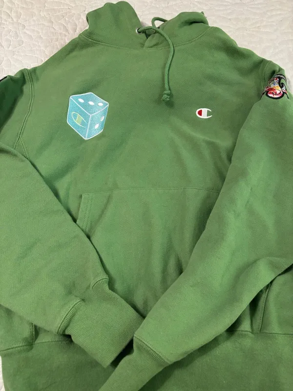 Champion Hoodie Sweatshirtgreen - Image 3