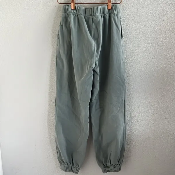 Brandy Melville John Galt Green Sweatpants Joggger Pants Thick Cotton OS/Small - Image 5