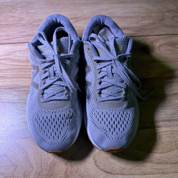 New Balance Light Gray Athletic Sneakers - Image 3