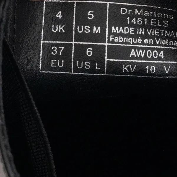 Dr. Martens. 1461 Els Black Smooth Leather Oxford Shoes.‎ - Image 4
