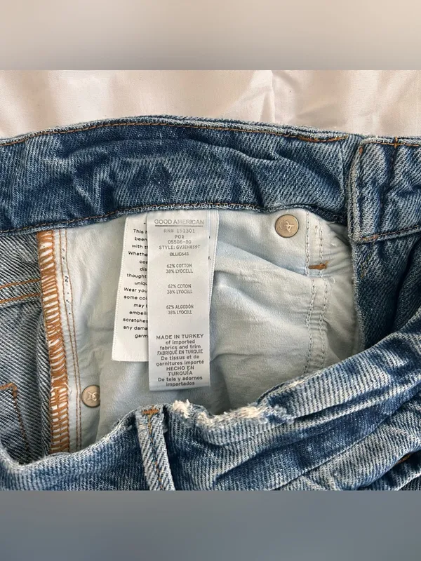 Good American Good Vintage Jagged Hem jeans 8/29 - Image 12