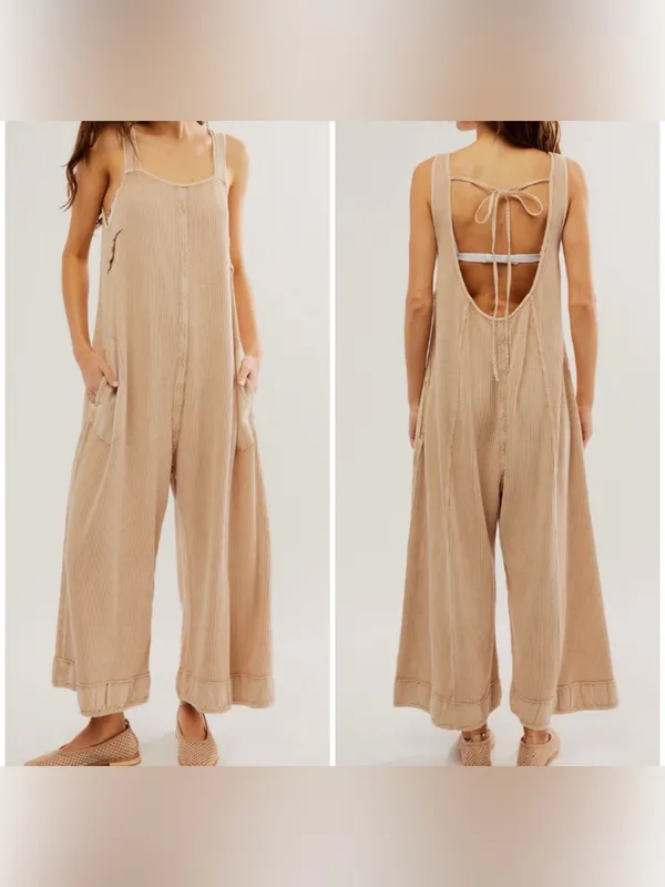 NWOT Free People FP One Callie One Piece - tan cream - XL - Image 2