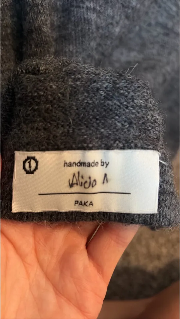 Handmade women’s fleece Gray - Image 3