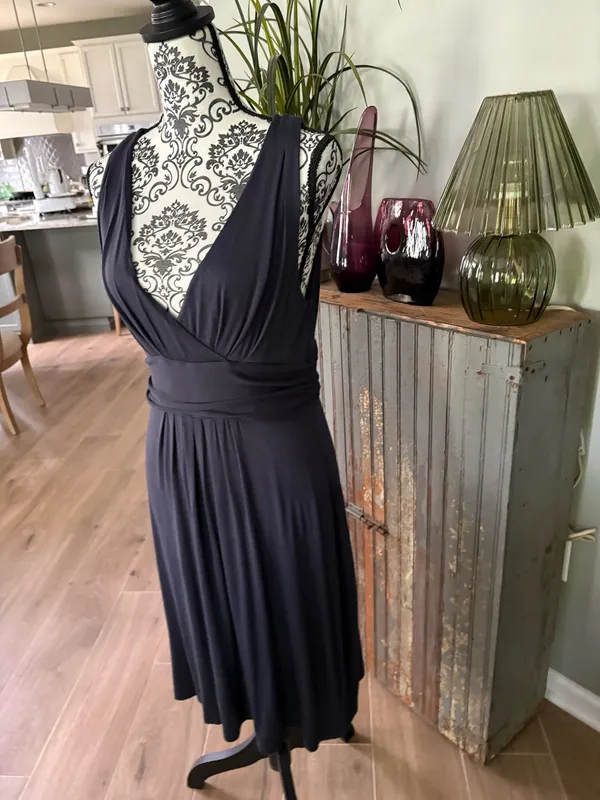 Loft size, large purple, summer dress - Image 3