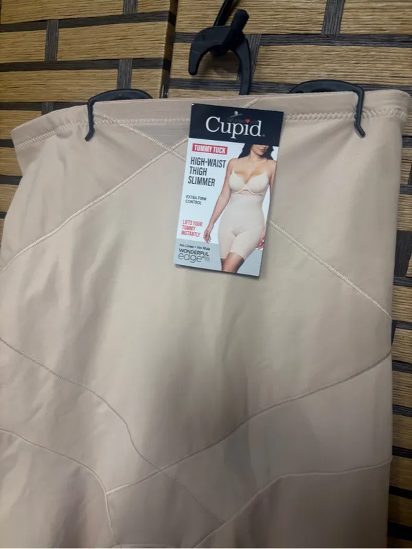 Cupid tan tummy tuck high waisted thigh slimmer size 2X - Image 3