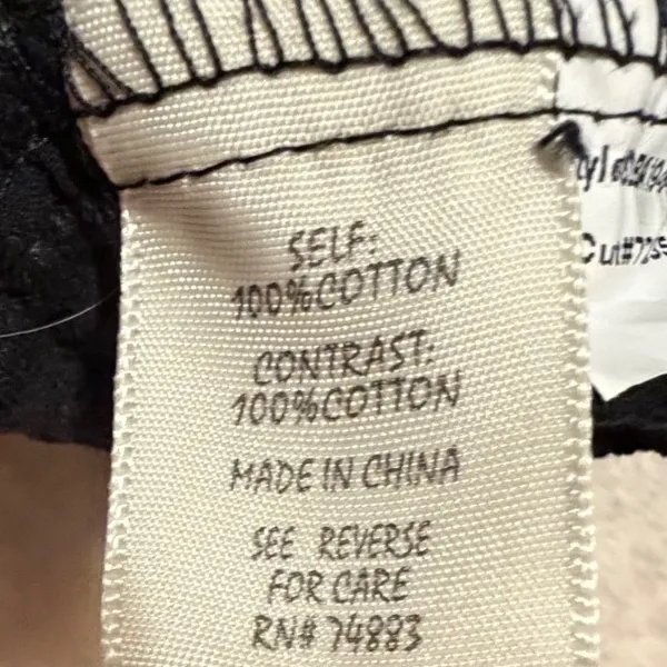 Adiva Black Eyelet Embroidered Sleeveless Top Ruffle‎ Neck Cotton Blouse Large - Image 12